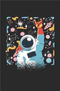 Astronaut: Blank Lined Notebook (6" x 9" - 120 pages) Universe Notebook for Daily Journal, Diary, and Gift