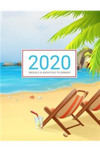 2020 Planner Weekly & Monthly 8.5x11 Inch