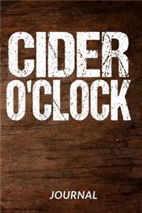 Cider O'Clock Journal