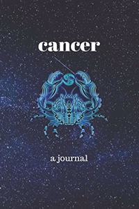 Cancer Journal: Portable, blank, college ruled journal. Good for notes, diary, fitness, sketching and any tracking (5.5 inches x 8.5 inches 100 pages)