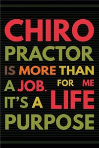 Chiropractor is More Than a Job