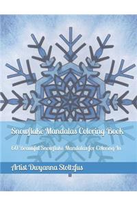 Snowflake Mandalas Coloring Book