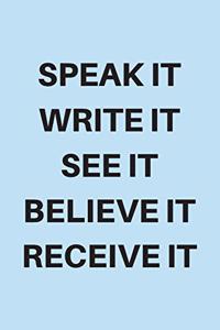 Speak It (Blue)