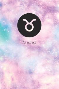 Zodiac Journal: Taurus: Zodiac Journal Galaxy: Zodiac Notebook Journal