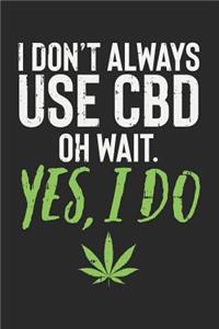 I Don't Always Use CBD Yes I Do