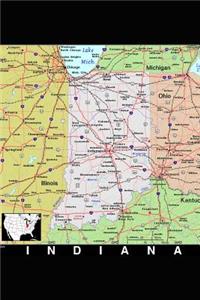 A Map of the State of Indiana Journal