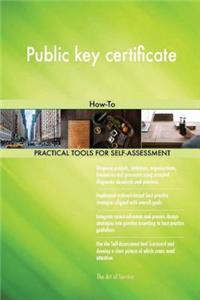 Public key certificate