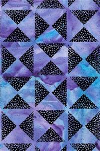 Journal Notebook Triangles With Dots Pattern 3