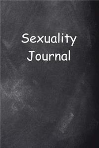 Sexuality Journal Chalkboard Design