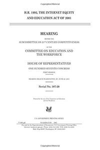 H.R. 1992, the Internet Equity and Education Act of 2001