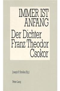 Immer Ist Anfang