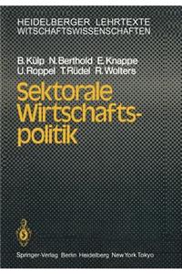 Sektorale Wirtschaftspolitik