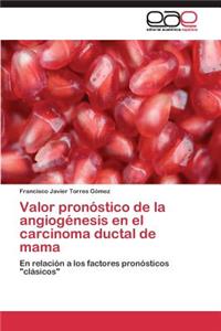 Valor pronóstico de la angiogénesis en el carcinoma ductal de mama