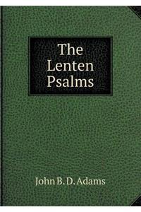 The Lenten Psalms