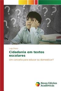 Cidadania em textos escolares