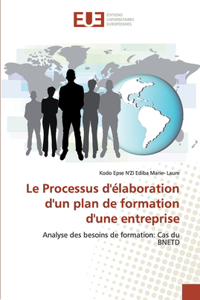 Processus d'élaboration d'un plan de formation d'une entreprise