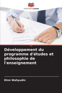 Développement du programme d'études et philosophie de l'enseignement