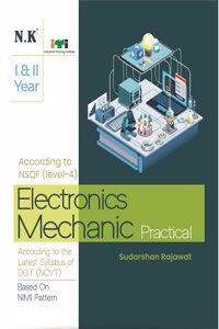 Neelkanth - Electronics Mechanic Practical (I & II Year) - English NSQF Level - 4 ITI Book