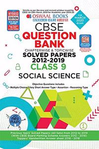 Oswaal CBSE Question Bank Class 9 Social Science Book Chapterwise & Topicwise Includes Objective Types & MCQ's (For March 2020 Exam)