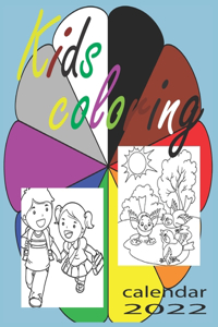 Kids Coloring Calendar 2022