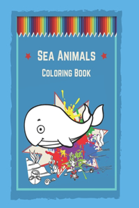 Sea Animals Coloring Book