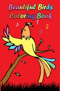 Beautiful Birds Coloring Book