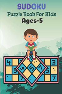 SUDOKU Puzzle Book For Kids Ages-5