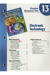 North Carolina Holt Science & Technology Chapter 13 Resource File: Electronic Technology, Grade 8