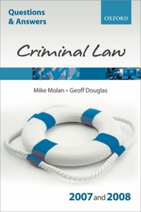 Q and A: Criminal Law 2007-2008