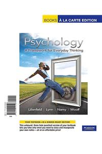 Psychology: A Framework for Everyday Thinking, Books a la Carte Edition