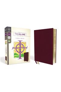 Nrsv, Thinline Bible, Large Print, Bonded Leather, Burgundy, Comfort Print