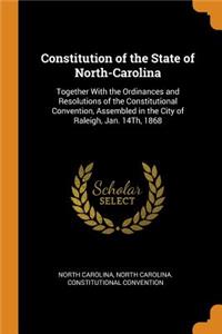 Constitution of the State of North-Carolina