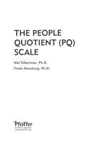 People Quotient (PQ) Scale (Part of Peoplesmart)