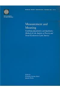 Measurement and Meaning