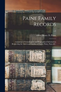 Paine Family Records