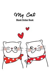 My Cats Blank Sticker Book