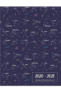 2020 - 2021 Weekly and Monthly Planner