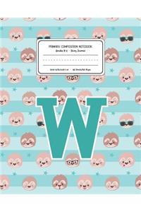 Primary Composition Notebook Grades K-2 Story Journal W