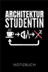 Architektur Studentin Notizbuch