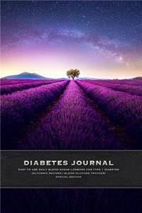 Diabetes Journal - Easy to Use Daily Blood Sugar Logbook for Type 1 Diabetes (Glycemic Record / Blood Glucose Tracker) Special Edition