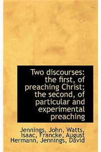 Two Discourses