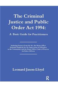 Criminal Justice and Public Order ACT 1994