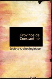 Province de Constantine