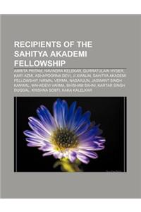 Recipients of the Sahitya Akademi Fellowship