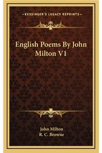 English Poems by John Milton V1
