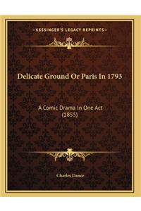 Delicate Ground Or Paris In 1793
