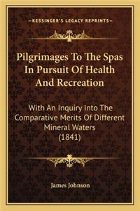 Pilgrimages To The Spas In Pursuit Of Health And Recreation: With An Inquiry Into The Comparative Merits Of Different Mineral Waters (1841)