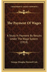 The Payment of Wages