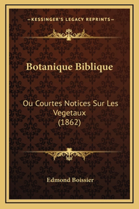 Botanique Biblique