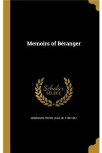 Memoirs of Beranger